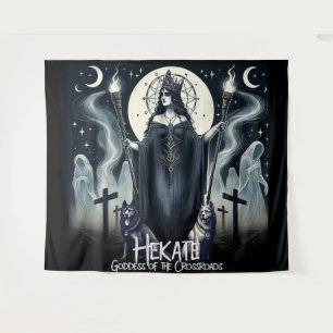 Hekate Godin van de Tweesprong Spookachtige Geeste Wandkleed
