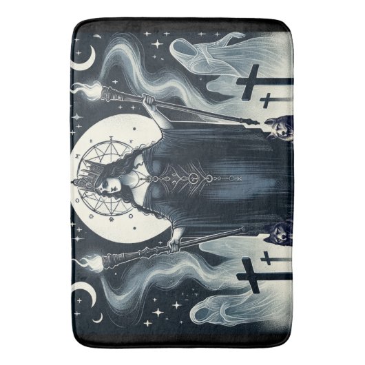 Hekate Godin van het Kruispunt Geesten Badmat (Voorkant Verticaal)