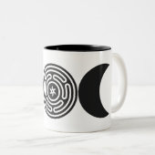 Hekate Witchcraft Two-Tone Coffee Mok (Voorkant rechts)