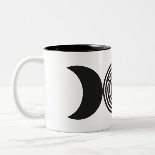 Hekate Witchcraft Two-Tone Coffee Mok (Links)