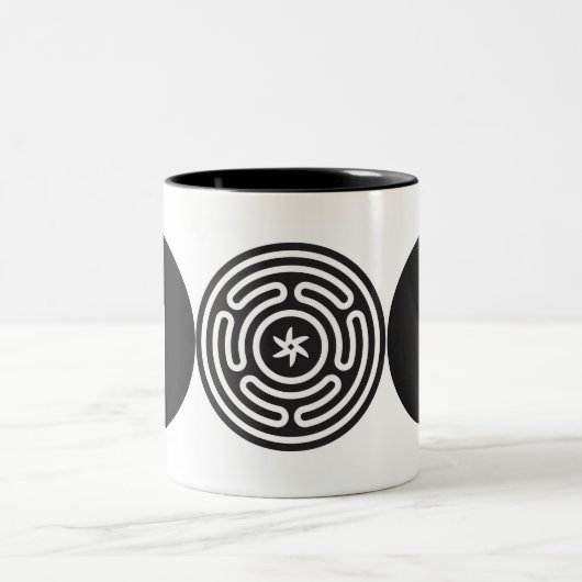 Hekate Witchcraft Two-Tone Coffee Mok (Center)