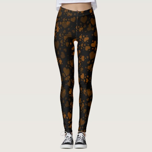 hekelt Leggings modern trendpatroon elegant (Voorkant)