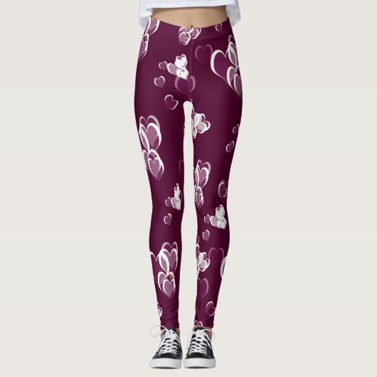 hekelt Leggings modern trendpatroon elegant (Voorkant)