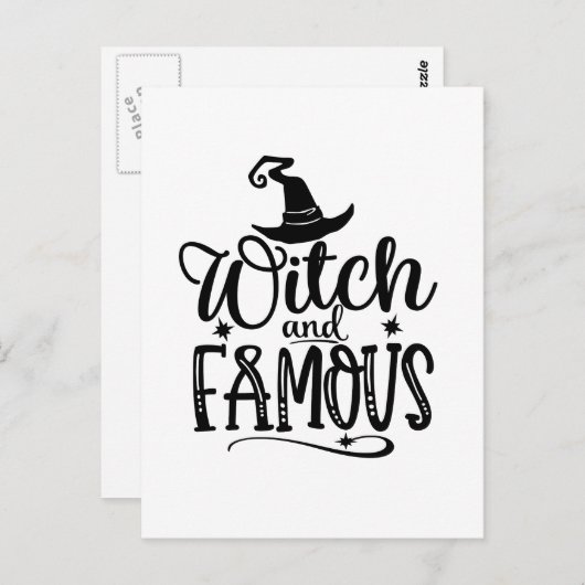 Hekje en beroemd briefkaart (Voorkant / Achterkant)