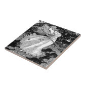 Hekje met katten tegeltje (Zijkant)