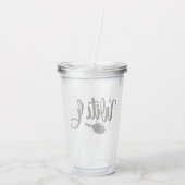 heks acryl drinkbeker (Achterkant)