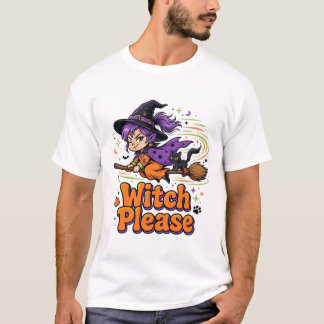 Heks Alsjeblieft — Schattig Halloween T-shirt