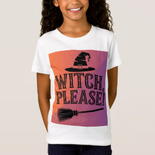 Heks, alsjeblieft! Schattige & Sassy Halloween Kin T-shirt