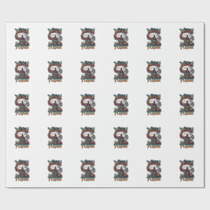 Heks Alsjeblieft Spookhuis Wasse Maangroom Cadeaupapier