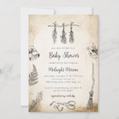 Heks Baby shower Uitnodiging (Voorkant)