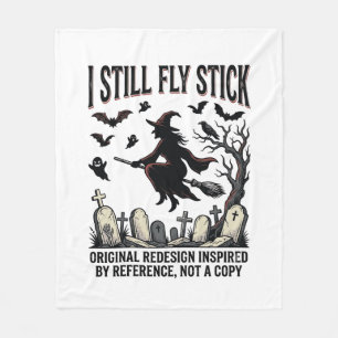 Heks Bestuurd Pun T-shirt Grappig Vintage Hallowee Fleece Deken