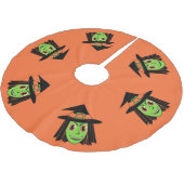  heks borstel van polyester kerstboom rok (Gekanteld)