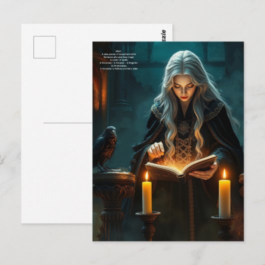 heks briefkaart (Voorkant / Achterkant)