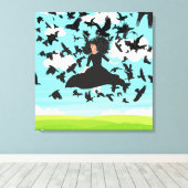heks canvas afdruk (Insitu (Houten vloer))