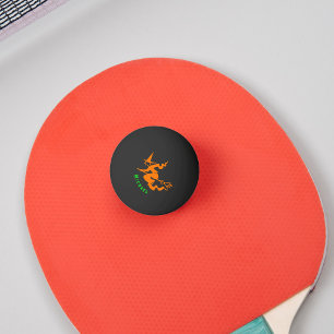 Heks Custom Player Team Naam Party Zwart Bier Pingpongballen