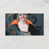  heks die eten voor haar kat samenvat visitekaartje (Achterkant)