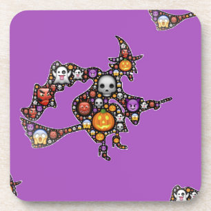heks emoji bier onderzetter