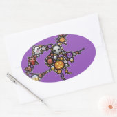 heks emoji ovale sticker (Envelop)