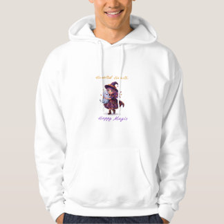 Heks en Boo beste vriendinnen Schattige Halloween Hoodie