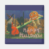  heks en Jack o' Lantern Play Time Magneet (Voorkant)