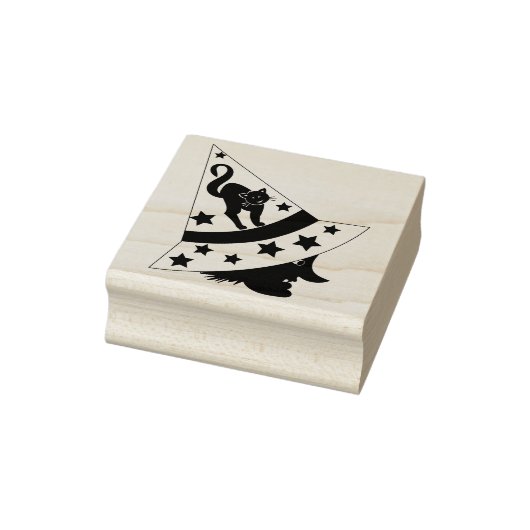 heks - en kattenstempel 	rubberstempel (Stempel)