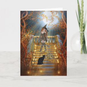 Heks en spreuk boek kaart