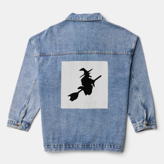 heks halloween denim jacket (Achterkant)