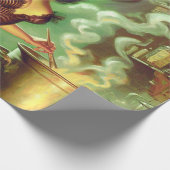 Heks Halloween Pin-Up Cadeaupapier (Hoek)