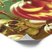  Heks Halloween Pin-Up Poster (Hoek)