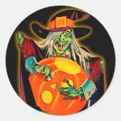 heks Halloween Sticker (Voorkant)
