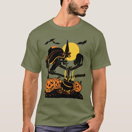 heks Halloween T-Shirt (Voorkant)