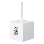 Heks heeft beter mijn hondenkoekjes Schattige Hall Kubus Ornament (Achter hoekig)