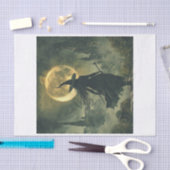 Heks in de nacht1 tissuepapier (Craft)