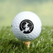 Heks in de vlucht golfballen (Insitu Shirt)