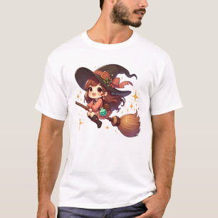 Heks in opleiding - grillige jonge heks t-shirt