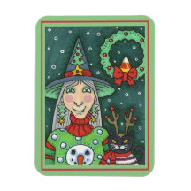 HEKS IN SNEEUWMAN TRUI, ZWARTE KAT XMAS HALLOWEEN