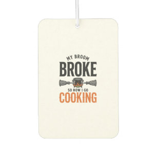 Heks Kook Mijn Bezem Gebroken Grappig Vintage_1 Luchtverfrisser