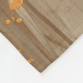 Heks met een pompoen fleece deken (Hoek)