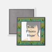 Heks Mozaïek Foto Lijst Magneet (Voorkant / Achterkant)