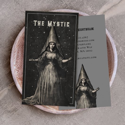 Heks of mystiek Visitekaartje