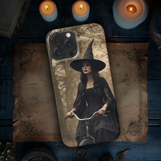 Heks op de fiets iPhone hoesje