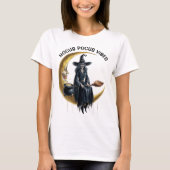 Heks op de maan t-shirt (Voorkant)