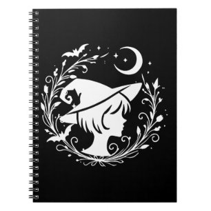 Heks Pixie Hekserij Magie Heksen Halloween Notitieboek