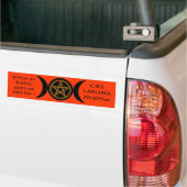 HEKS RIJDEN BUMPERSTICKER (Op Truck)