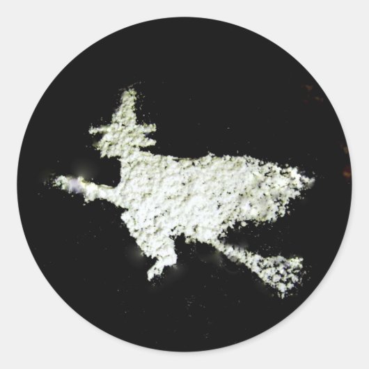 heks ronde sticker (Voorkant)