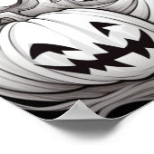 Heks van de pompoenen kleur jezelf poster (Hoek)