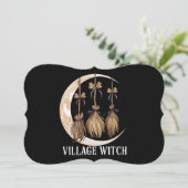 Heks van het dorp Gothische Occulte Wicca Pagan Na Kaart (Staand voorkant)