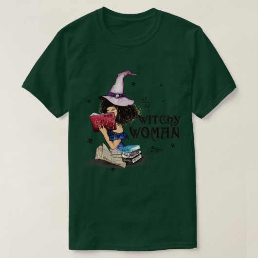 Heks vrouw t-shirt (Design voorkant)