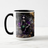 Heksen alsjeblieft! Gothic Pagan Witch Halloween F Mok (Links)