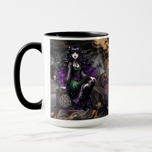 Heksen alsjeblieft! Gothic Pagan Witch Halloween F Mok (Links)